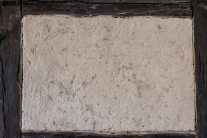 Fachwerk Element in der Toreinfahrt