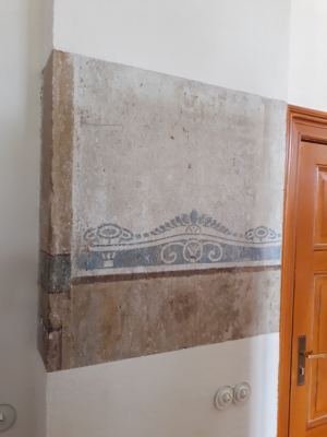 Reste der malerischen Ausstattung im Stadthaus aus der Erbauungszeit